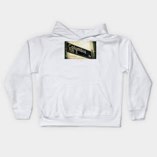 Columbia Avenue, Los Angeles, California by Mistah Wilson Kids Hoodie